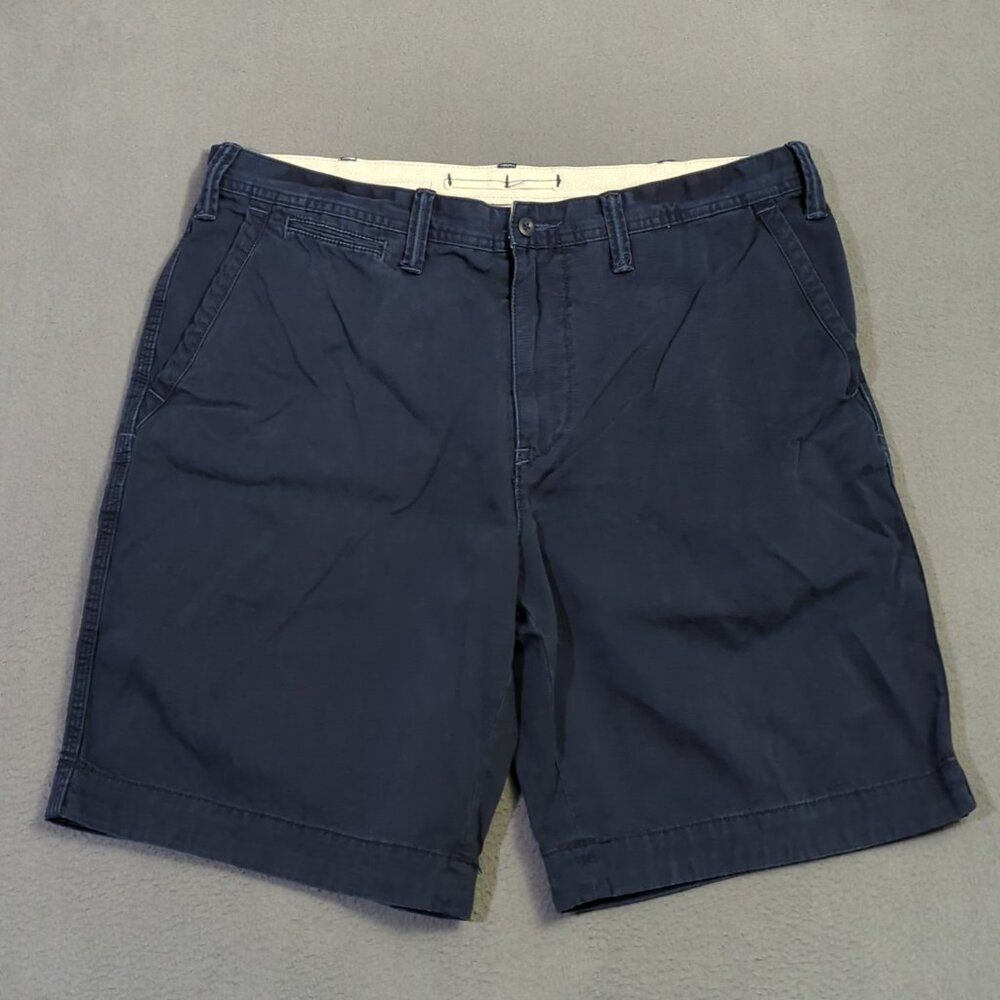 Polo Ralph Lauren Shorts Men's 36 Blue Relaxed Fit Cotton Casual Preppy